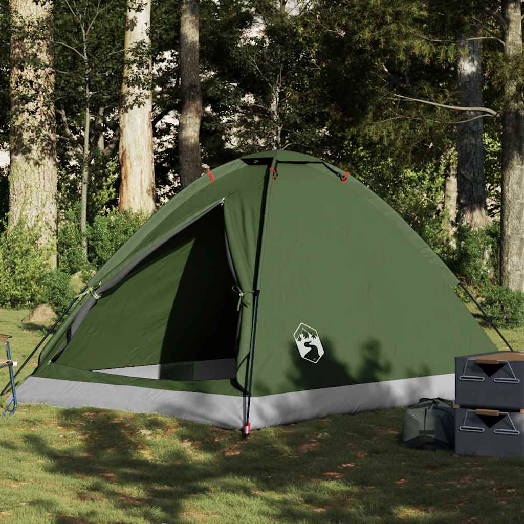 vidaXL Cort camping cupolă 4 persoane verde măsliniu impermeabil vidaXL Cort camping cupolă 4 persoane verde măsliniu impermeabil