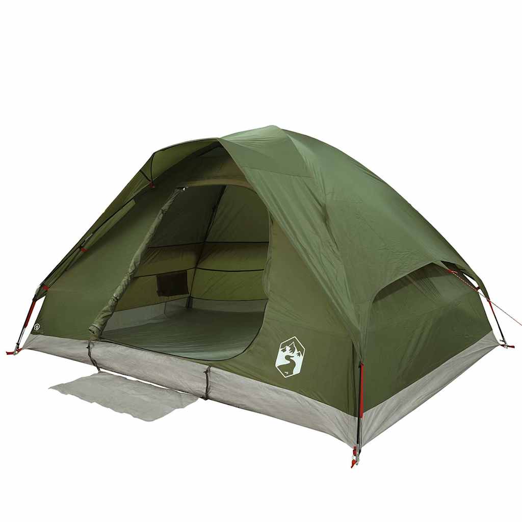 vidaXL Cort camping cupolă 2 persoane verde măsliniu impermeabil