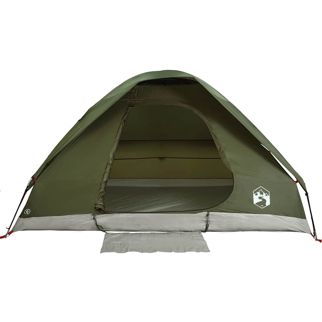 vidaXL Cort camping cupolă 4 persoane verde măsliniu impermeabil