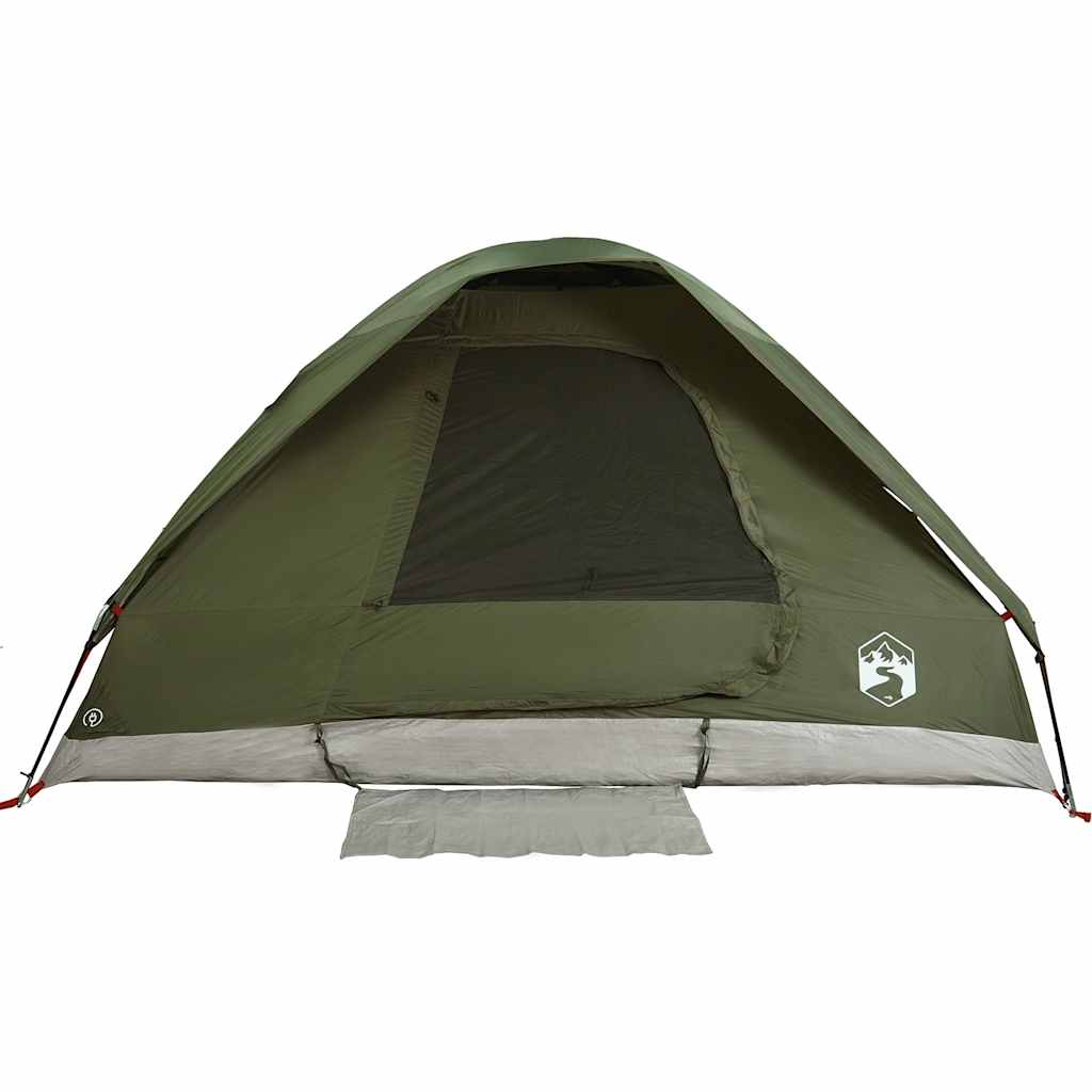 vidaXL Cort camping cupolă 4 persoane verde măsliniu impermeabil