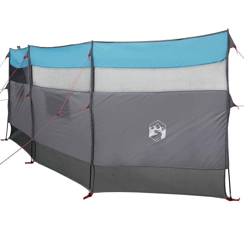 vidaXL Paravan de camping, albastru, 510x153 cm, impermeabil