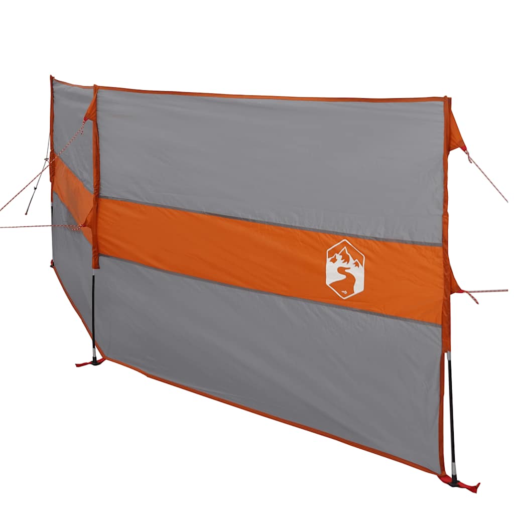 vidaXL Paravan de camping, gri/portocaliu, 344x120 c, impermeabil vidaXL Paravan de camping, gri/portocaliu, 344x120 c, impermeabil