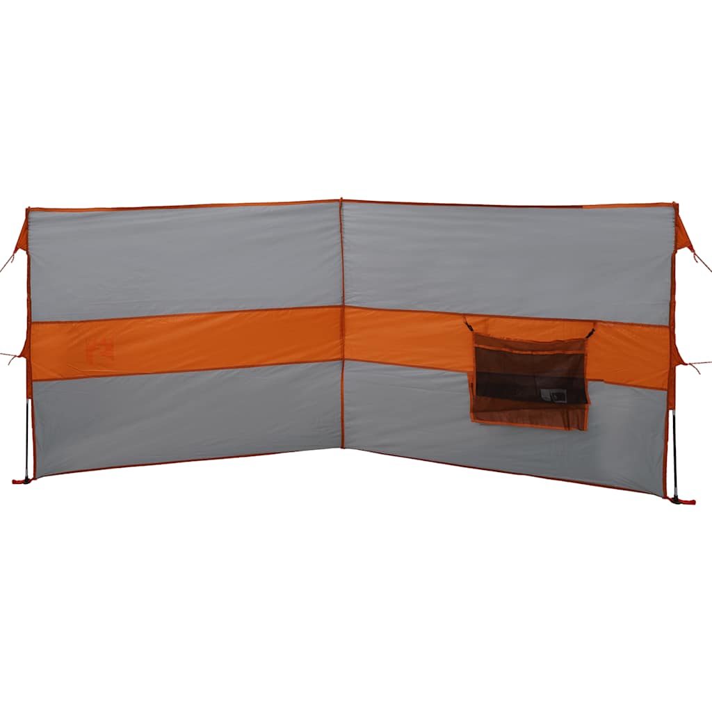 vidaXL Paravan de camping, gri/portocaliu, 344x120 c, impermeabil vidaXL Paravan de camping, gri/portocaliu, 344x120 c, impermeabil