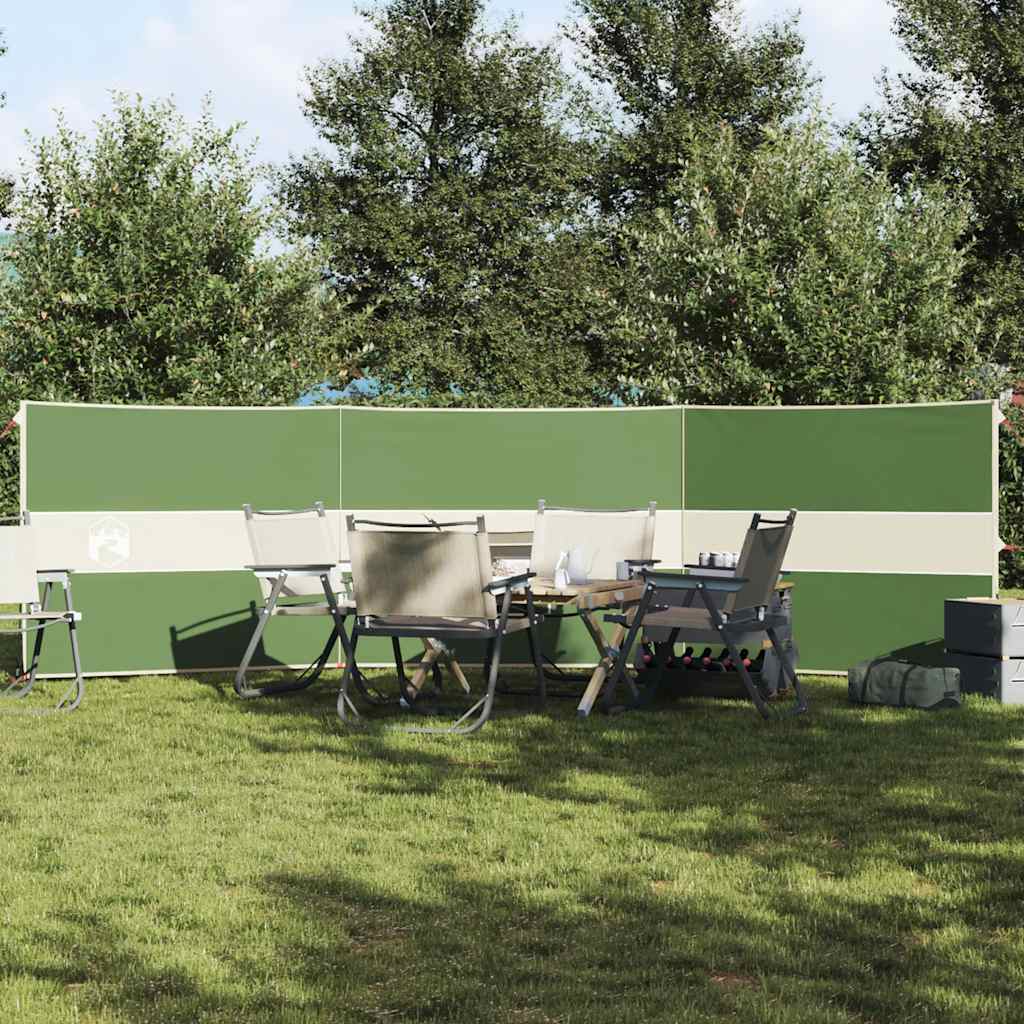 vidaXL Paravan de camping verde 490x123 cm impermeabil vidaXL Paravan de camping verde 490x123 cm impermeabil