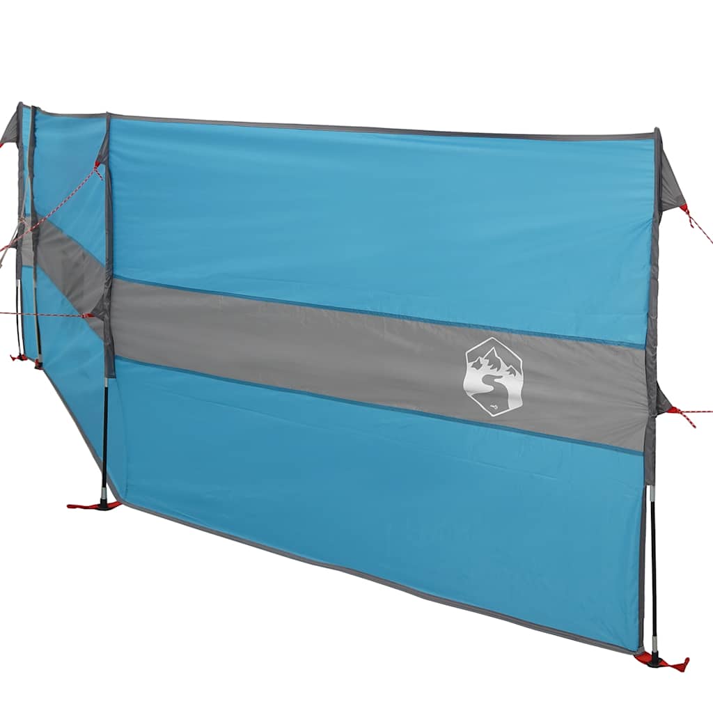 vidaXL Paravan de camping, albastru, 490x123 cm, impermeabil