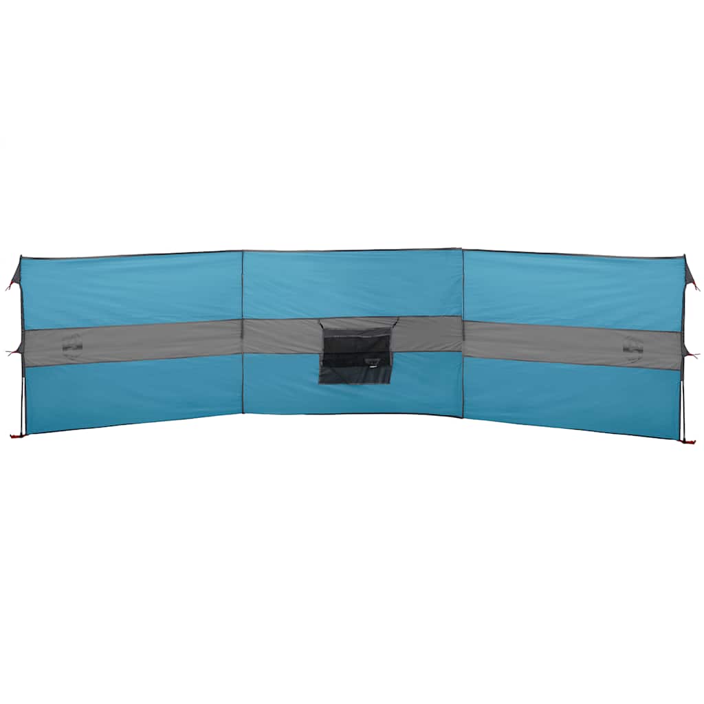 vidaXL Paravan de camping, albastru, 490x123 cm, impermeabil