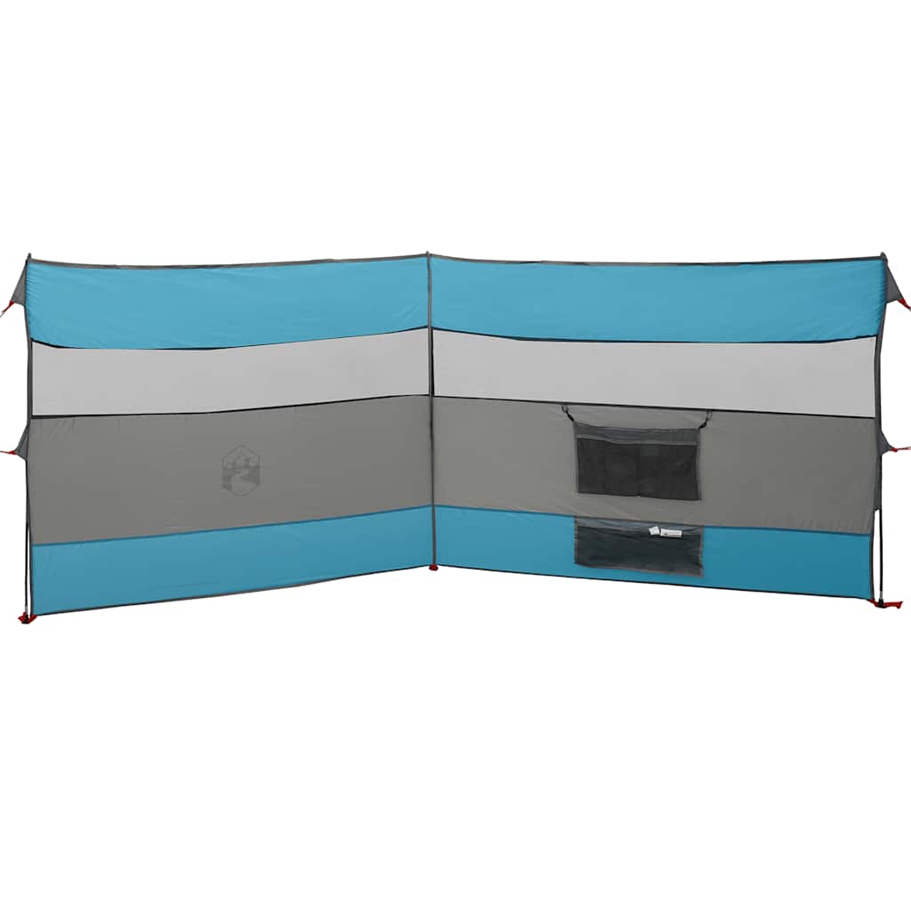 vidaXL Paravan de camping, albastru, 340x130 cm, impermeabil vidaXL Paravan de camping, albastru, 340x130 cm, impermeabil