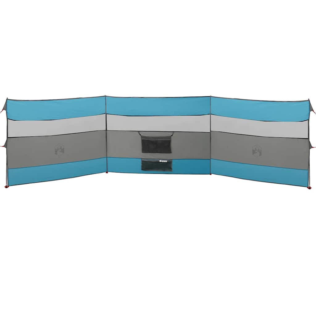 vidaXL Paravan de camping, albastru, 508x130 cm, impermeabil vidaXL Paravan de camping, albastru, 508x130 cm, impermeabil