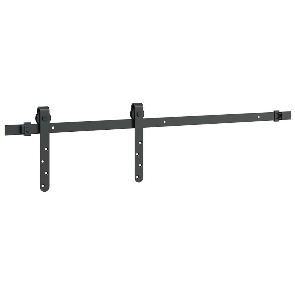 vidaXL Set uși glisante pentru dulap 91 cm oțel carbon vidaXL Set uși glisante pentru dulap 91 cm oțel carbon