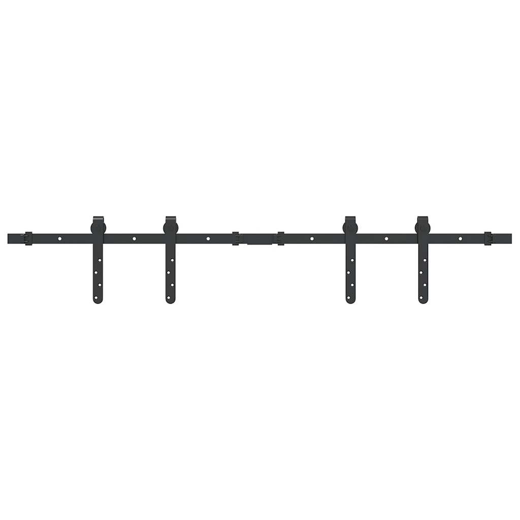 vidaXL Set uși glisante pentru dulap 122 cm oțel carbon vidaXL Set uși glisante pentru dulap 122 cm oțel carbon