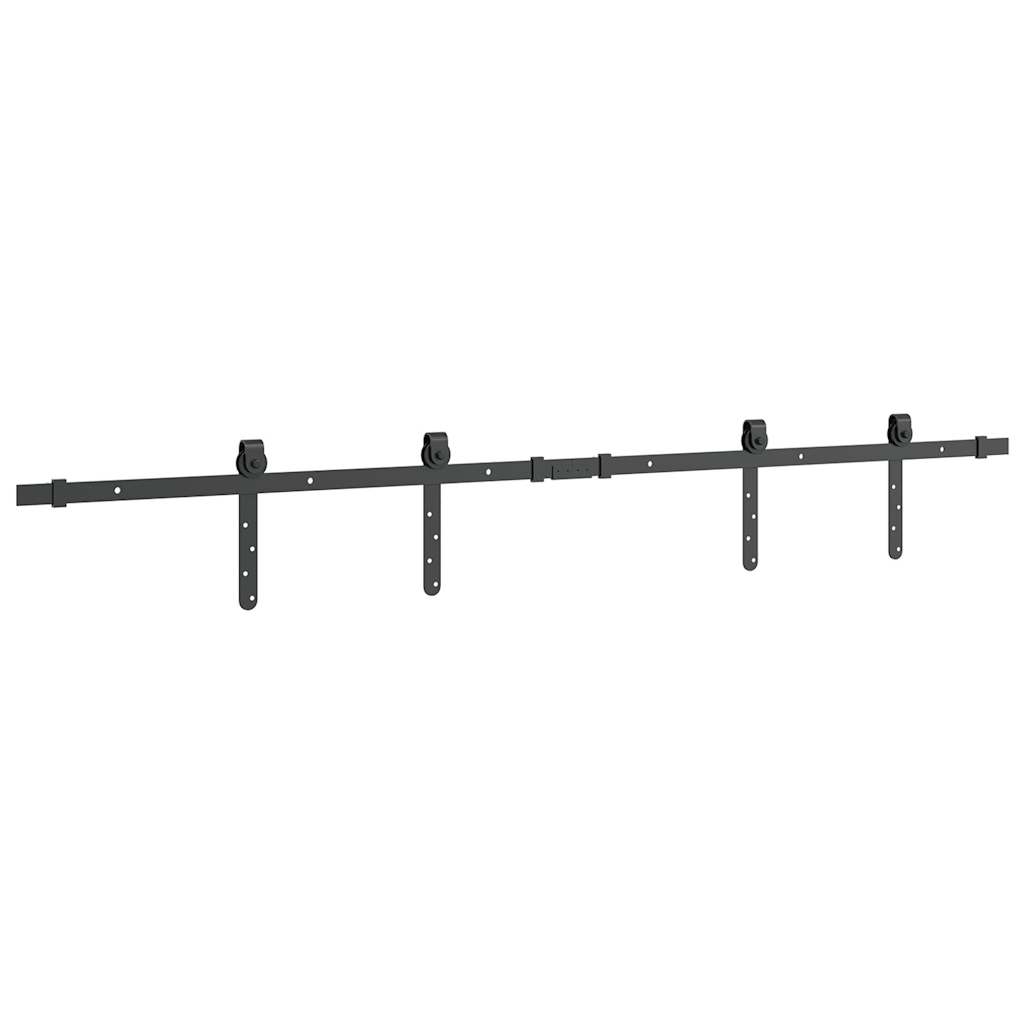 vidaXL Set uși glisante pentru dulap 152 cm oțel carbon vidaXL Set uși glisante pentru dulap 152 cm oțel carbon