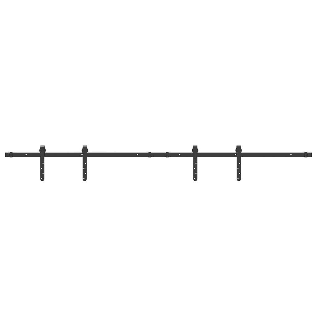 vidaXL Set uși glisante pentru dulap 183 cm oțel carbon vidaXL Set uși glisante pentru dulap 183 cm oțel carbon