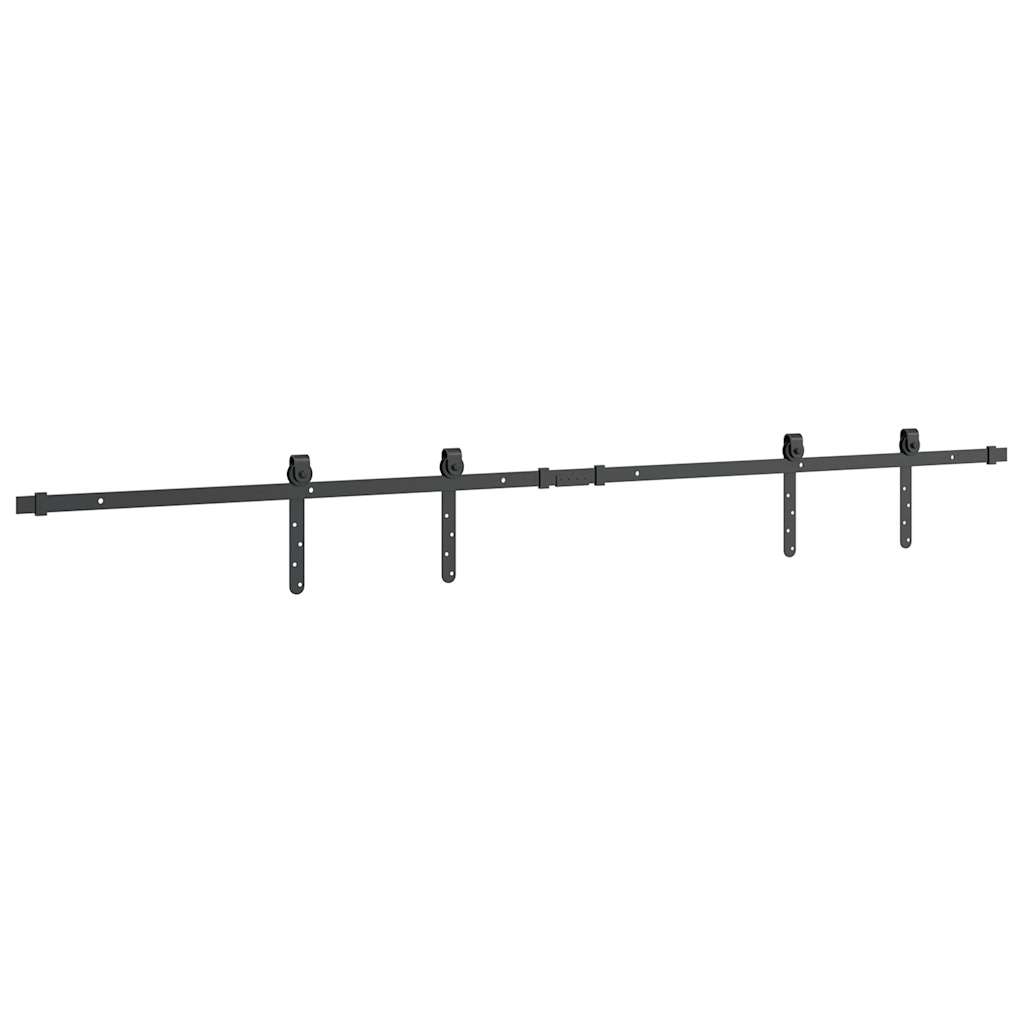 vidaXL Set uși glisante pentru dulap 183 cm oțel carbon vidaXL Set uși glisante pentru dulap 183 cm oțel carbon