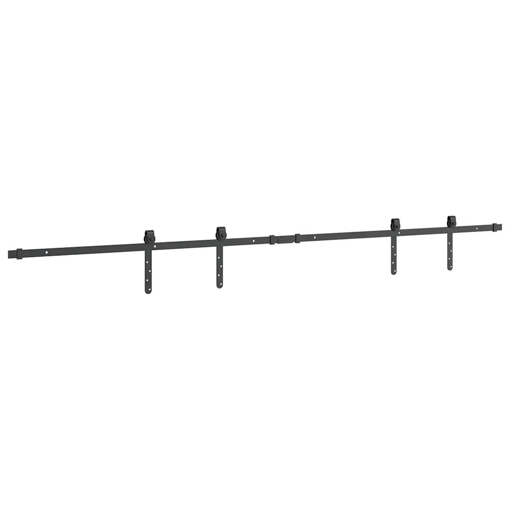 vidaXL Set uși glisante pentru dulap 200 cm oțel carbon vidaXL Set uși glisante pentru dulap 200 cm oțel carbon