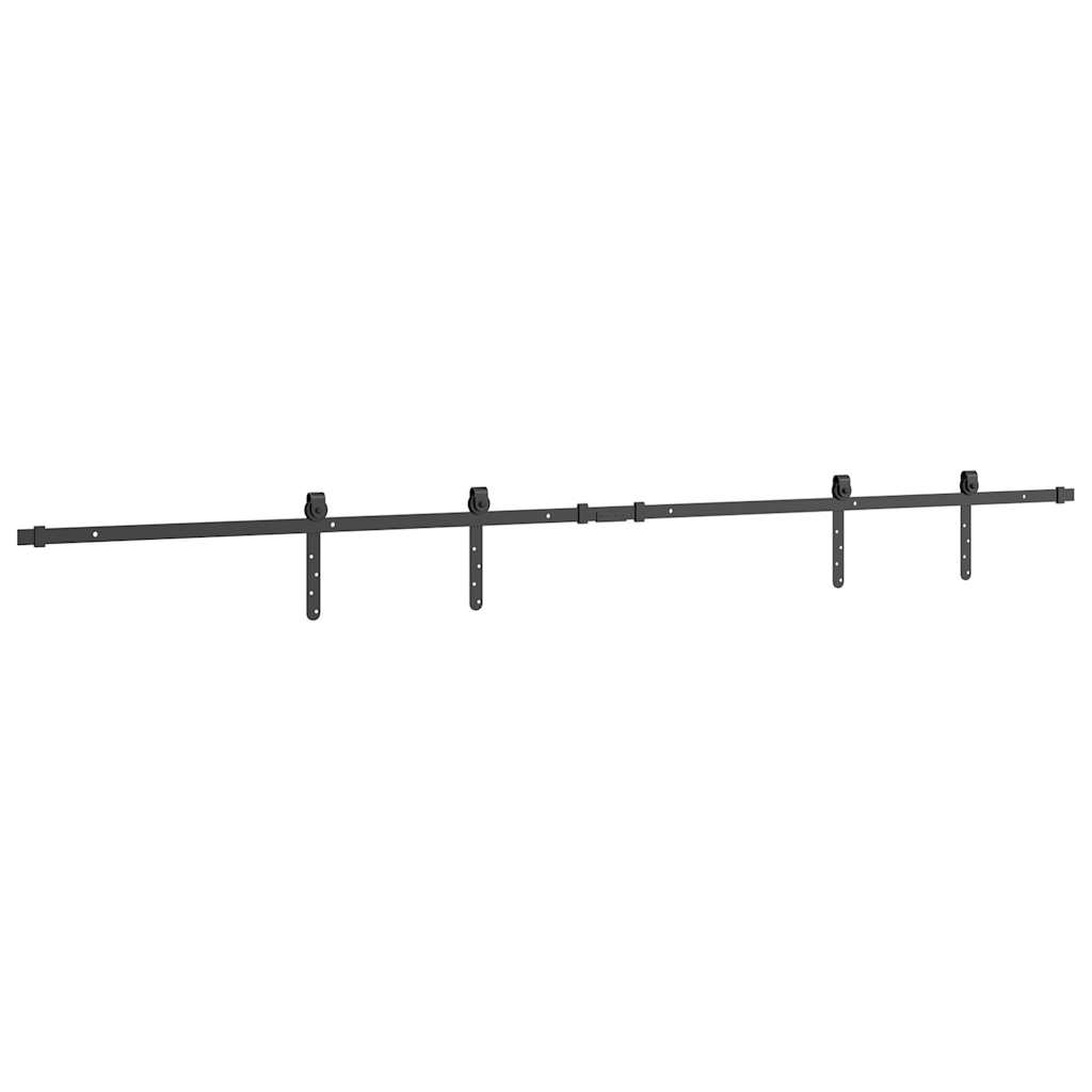 vidaXL Set uși glisante pentru dulap 213 cm oțel carbon vidaXL Set uși glisante pentru dulap 213 cm oțel carbon