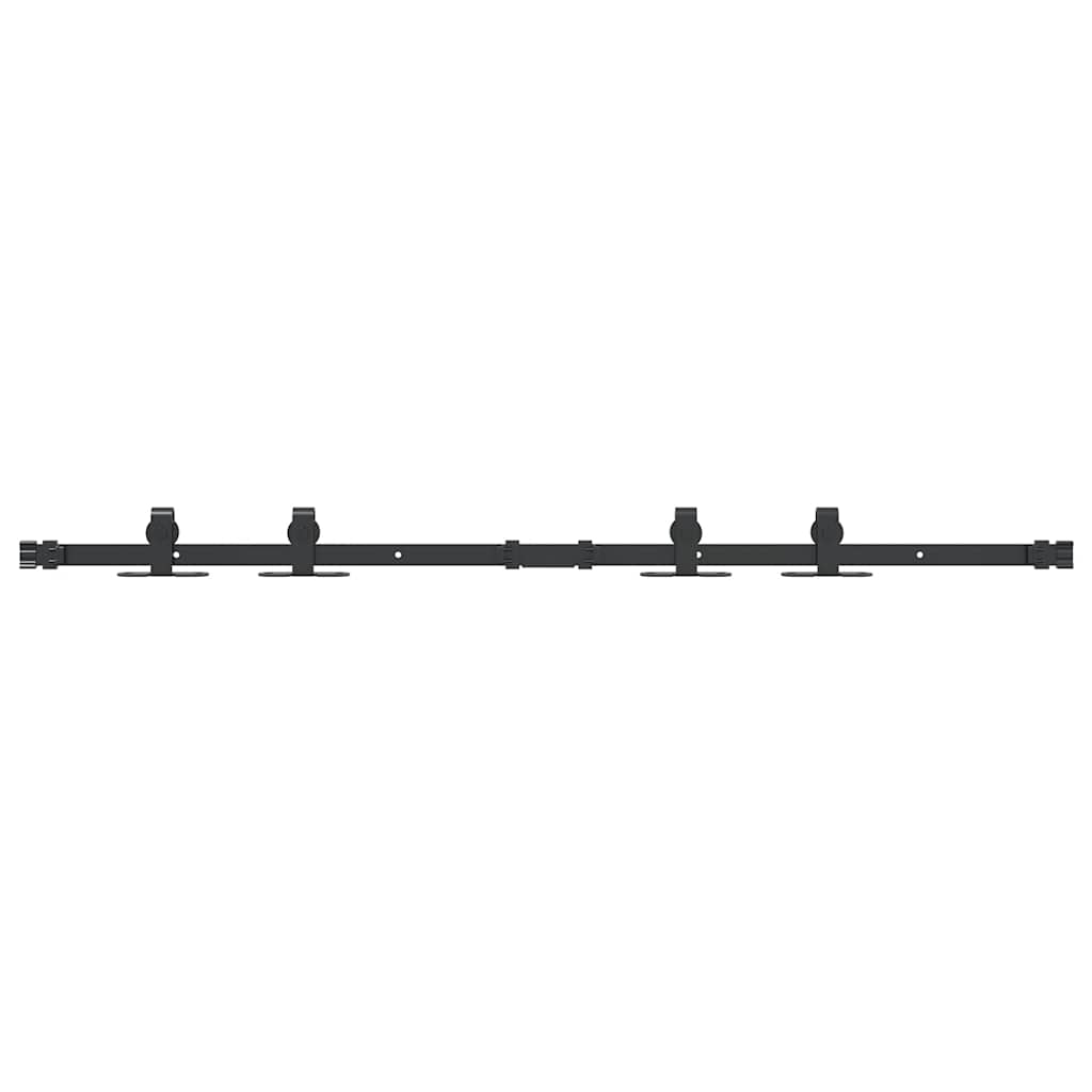 vidaXL Set uși glisante pentru dulap 122 cm oțel carbon vidaXL Set uși glisante pentru dulap 122 cm oțel carbon