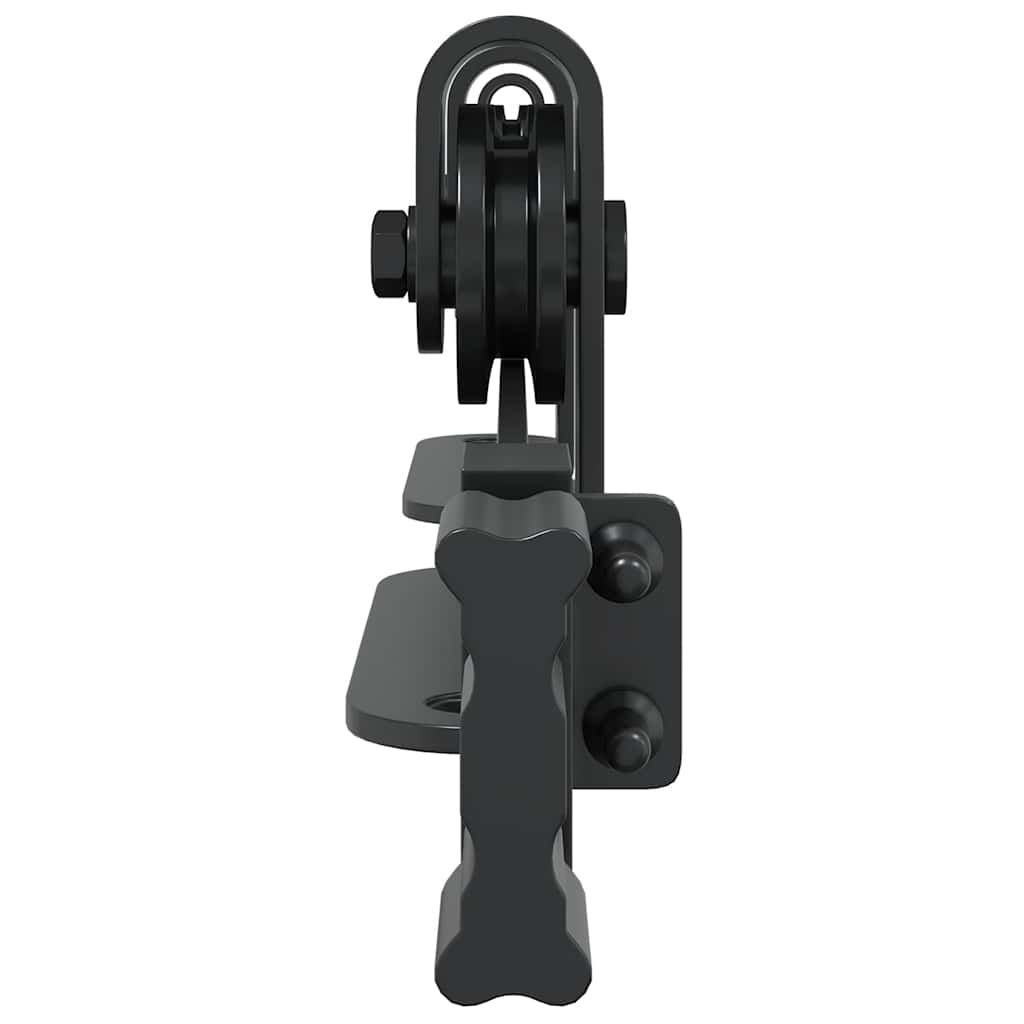 vidaXL Set uși glisante pentru dulap 122 cm oțel carbon vidaXL Set uși glisante pentru dulap 122 cm oțel carbon