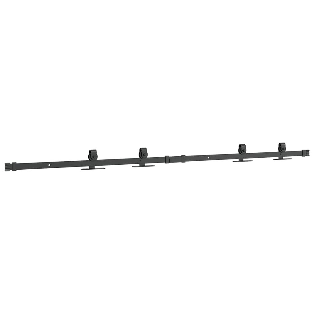 vidaXL Set uși glisante pentru dulap 152 cm oțel carbon