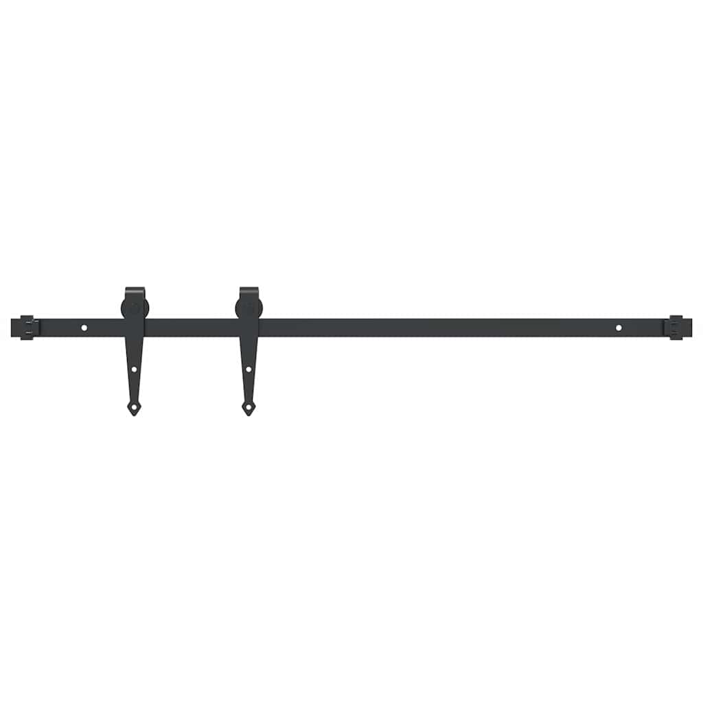 vidaXL Set uși glisante pentru dulap 91 cm oțel carbon