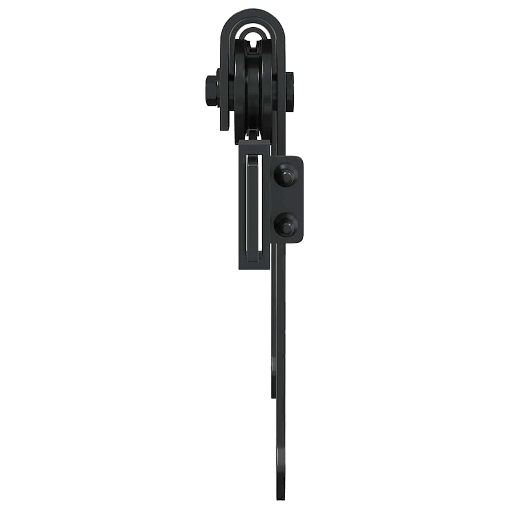 vidaXL Set uși glisante pentru dulap 122 cm oțel carbon vidaXL Set uși glisante pentru dulap 122 cm oțel carbon
