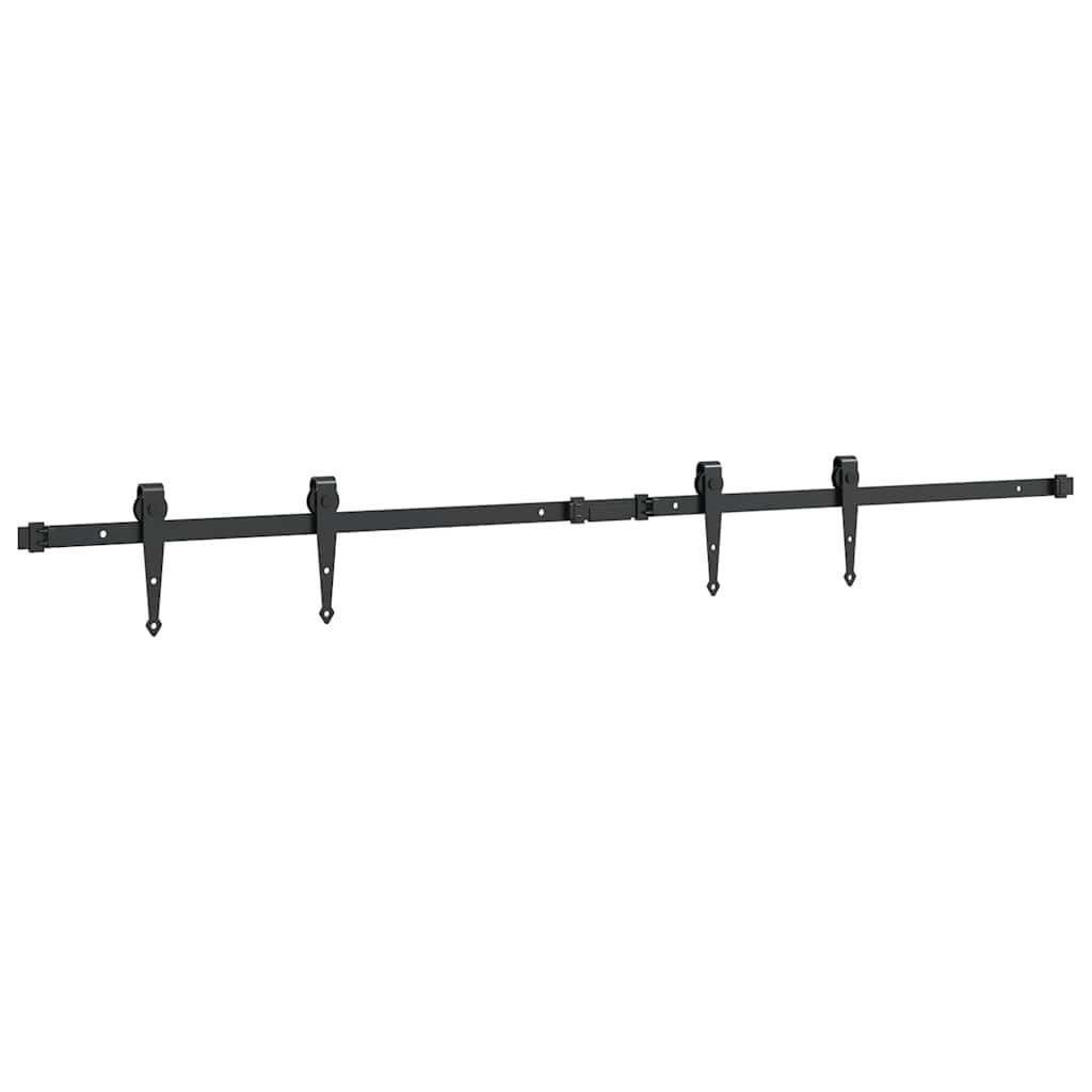vidaXL Set uși glisante pentru dulap 152 cm oțel carbon vidaXL Set uși glisante pentru dulap 152 cm oțel carbon