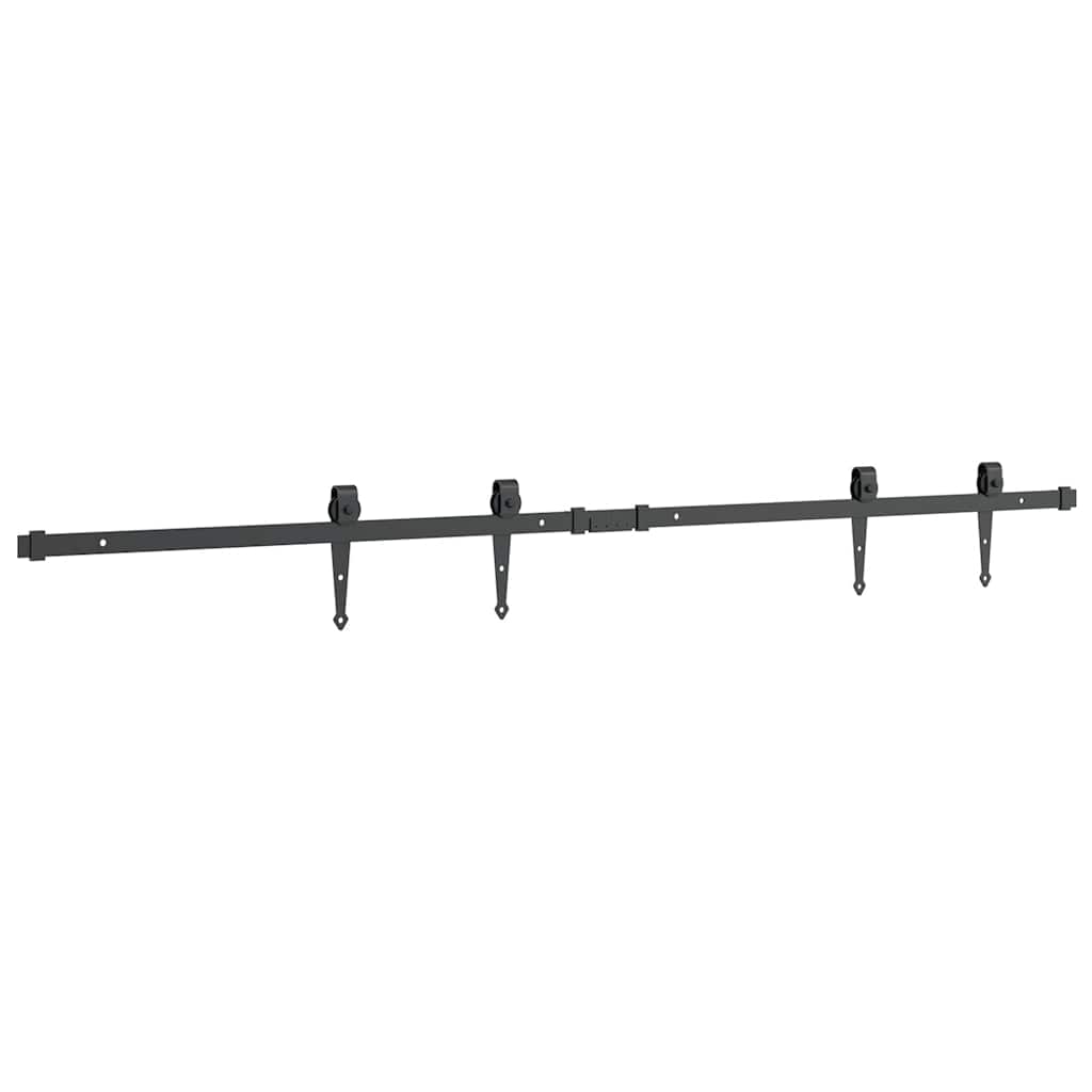 vidaXL Set uși glisante pentru dulap 152 cm oțel carbon vidaXL Set uși glisante pentru dulap 152 cm oțel carbon