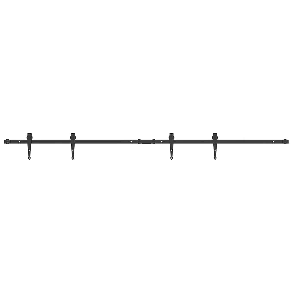 vidaXL Set uși glisante pentru dulap 183 cm oțel carbon vidaXL Set uși glisante pentru dulap 183 cm oțel carbon