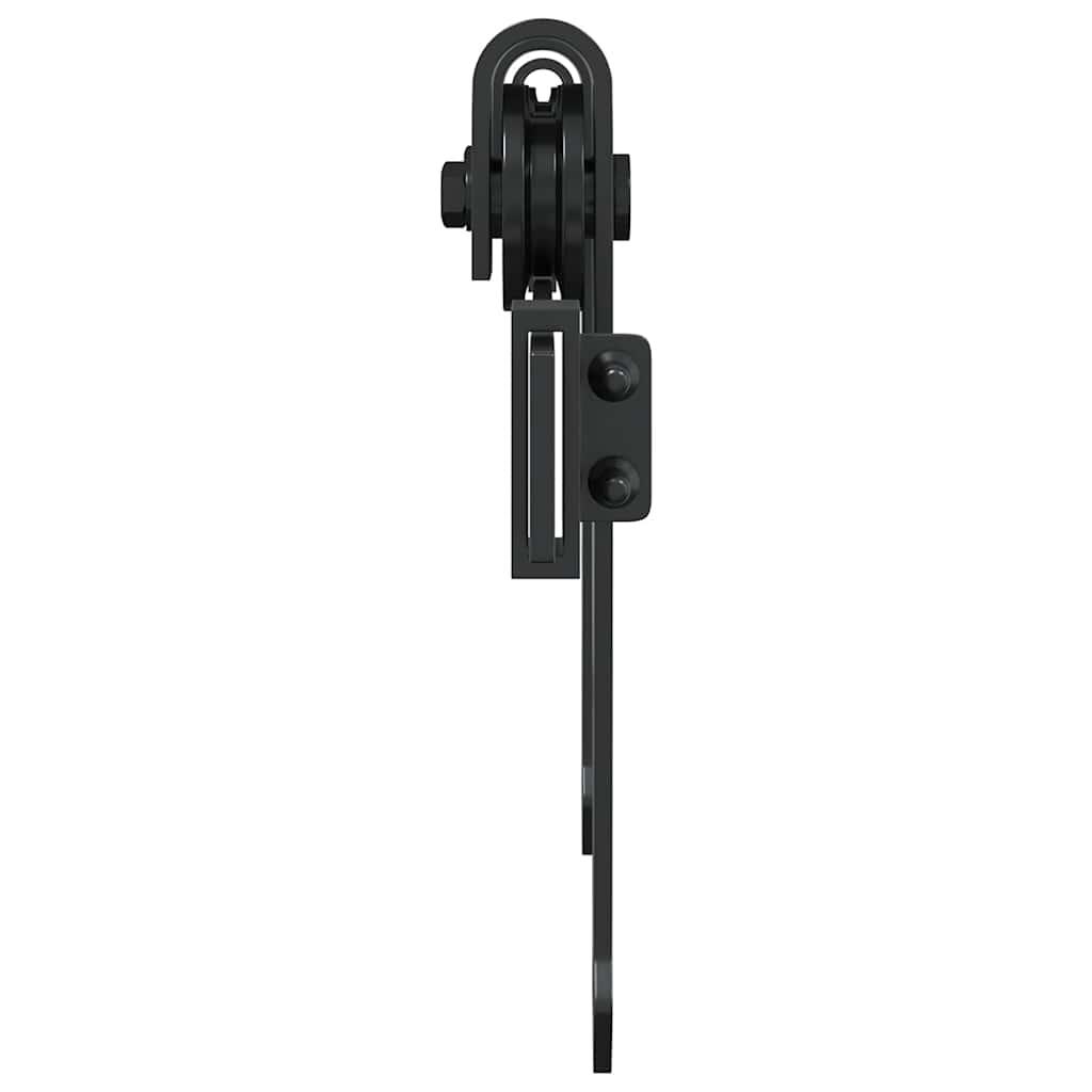 vidaXL Set uși glisante pentru dulap 183 cm oțel carbon vidaXL Set uși glisante pentru dulap 183 cm oțel carbon