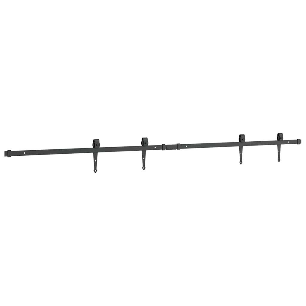vidaXL Set uși glisante pentru dulap 183 cm oțel carbon vidaXL Set uși glisante pentru dulap 183 cm oțel carbon