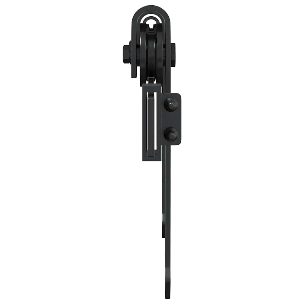 vidaXL Set uși glisante pentru dulap 213 cm oțel carbon vidaXL Set uși glisante pentru dulap 213 cm oțel carbon