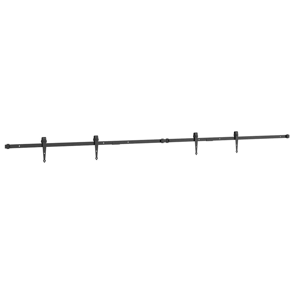 vidaXL Set uși glisante pentru dulap 244 cm oțel carbon vidaXL Set uși glisante pentru dulap 244 cm oțel carbon