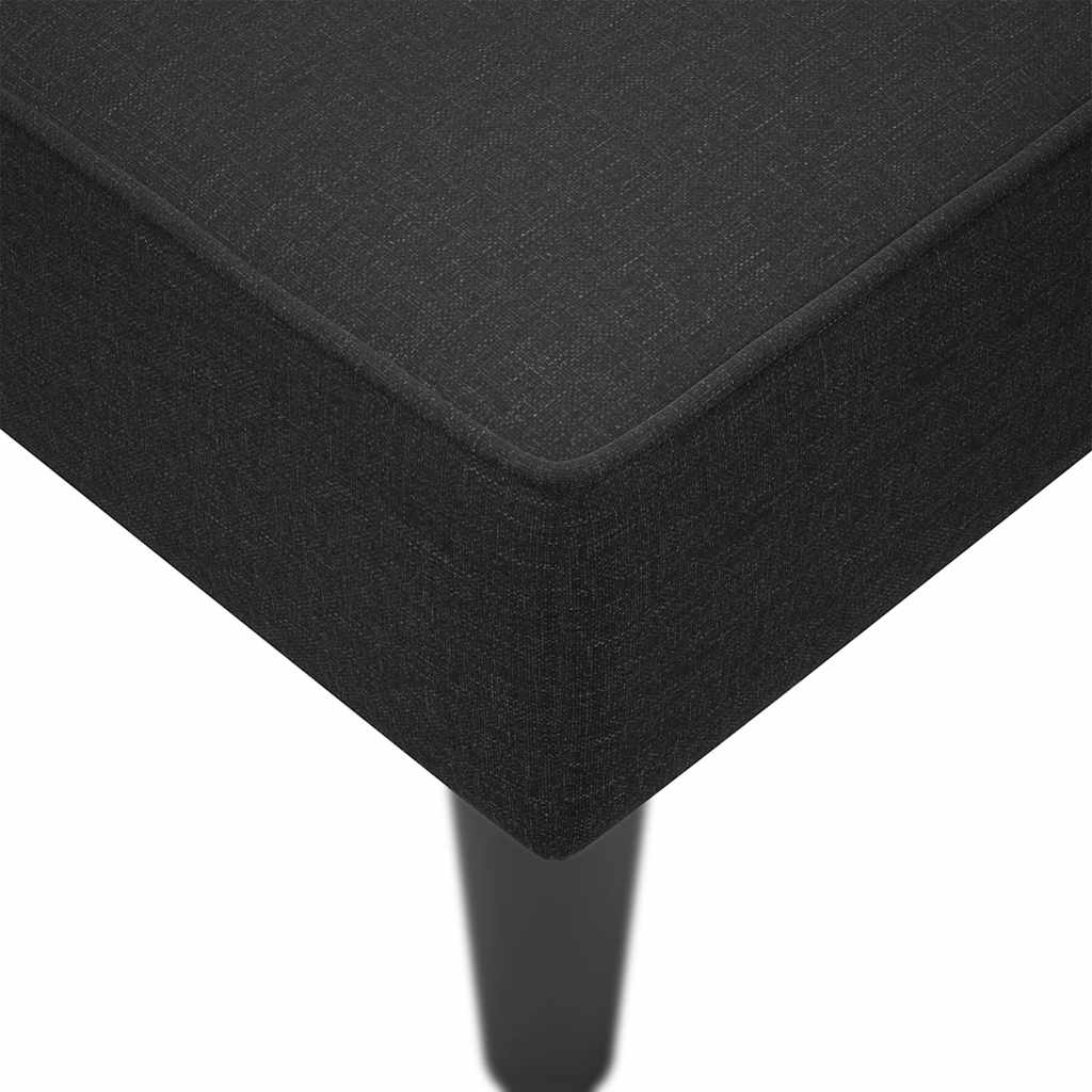 vidaXL Sezlong cu cotieră dreaptă din material negru vidaXL Sezlong cu cotieră dreaptă din material negru