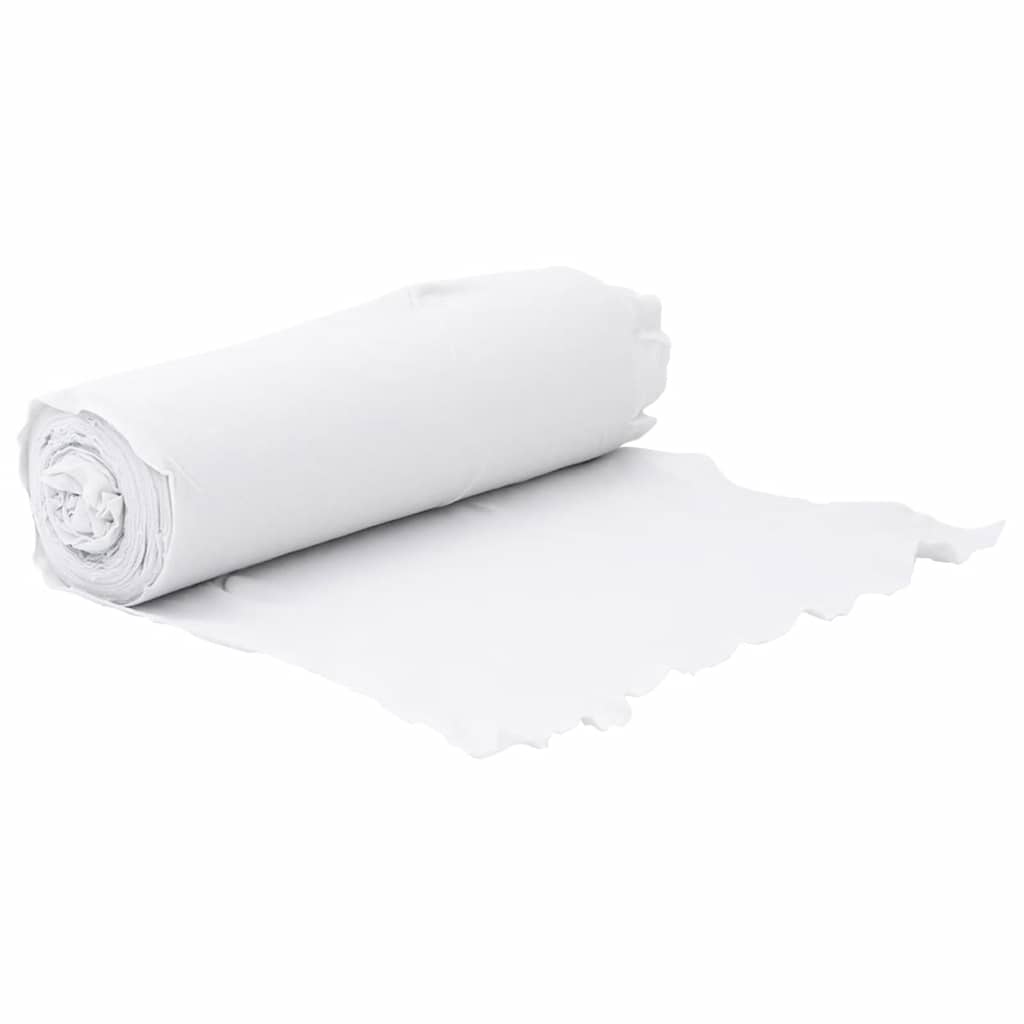 vidaXL Membrană geotextilă, alb, 1 x 50 m, fibră de poliester