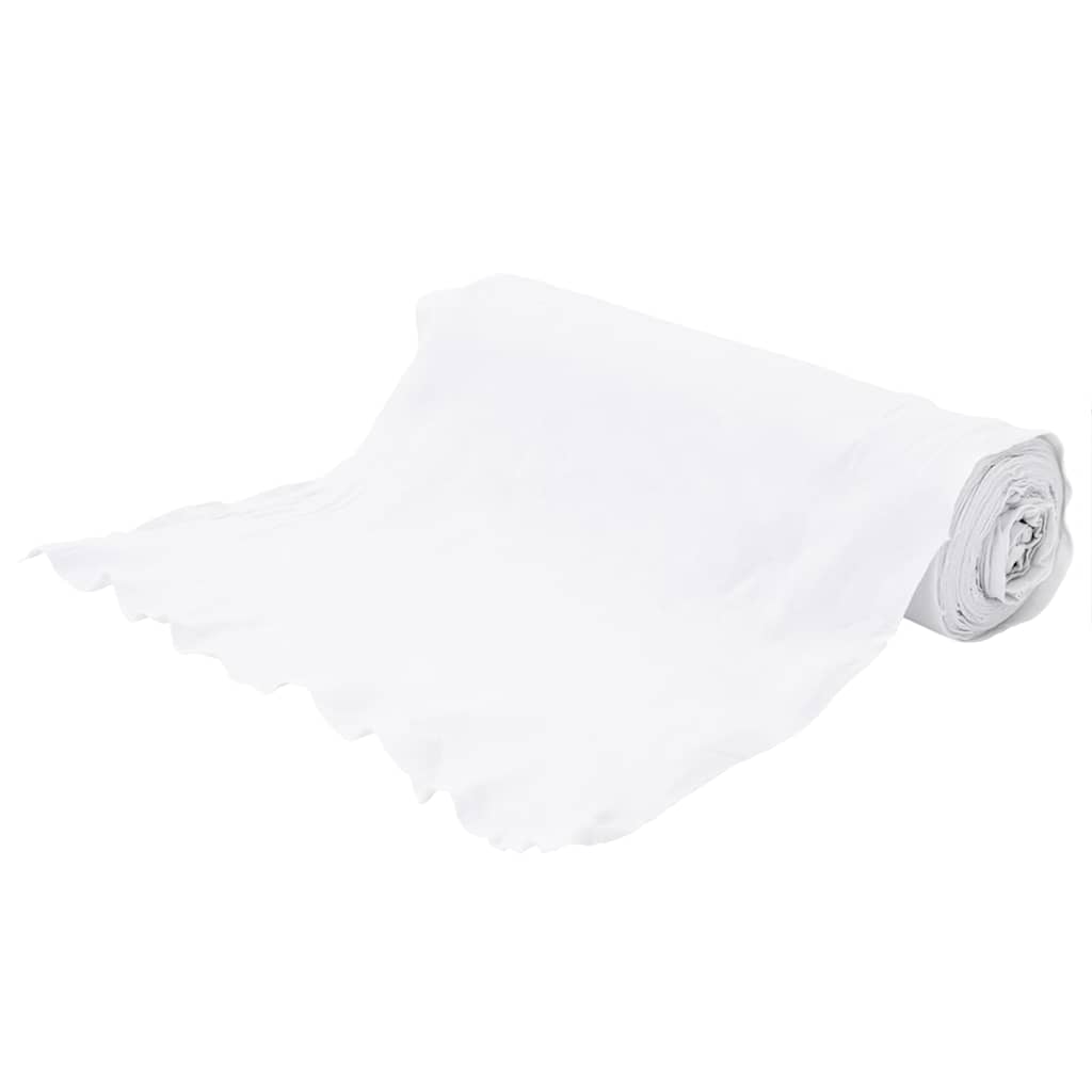 vidaXL Membrană geotextilă, alb, 1 x 150 m, fibră de poliester