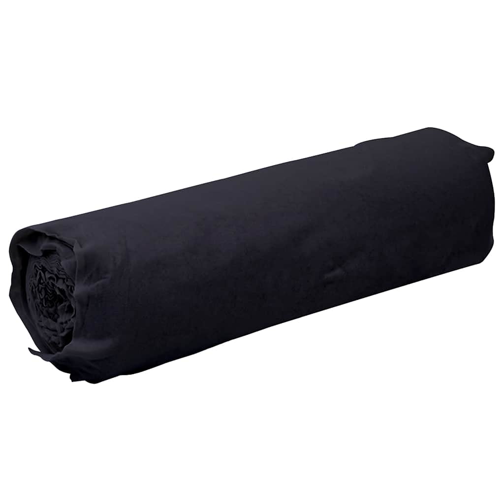 vidaXL Membrană geotextilă, negru, 1 x 150 m, fibră de poliester