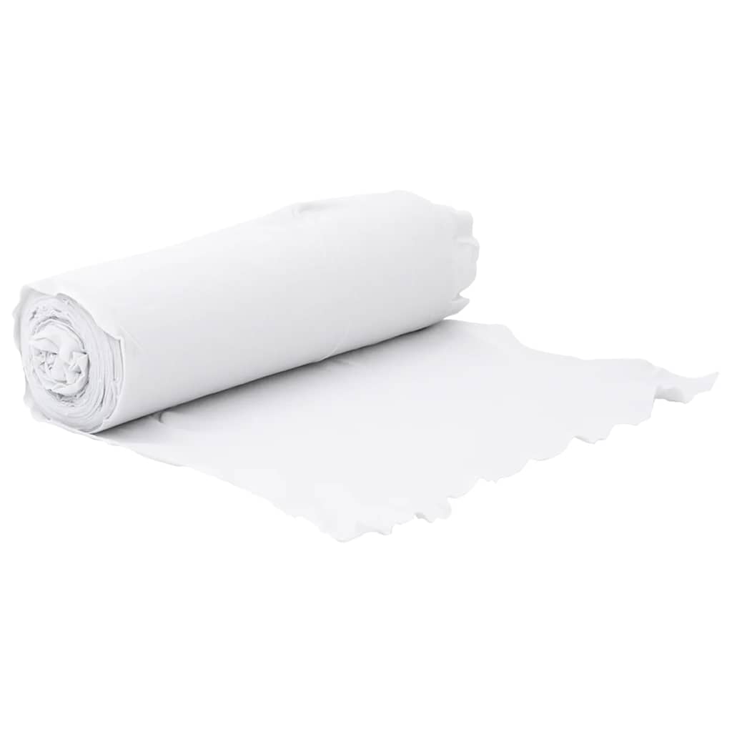 vidaXL Membrană geotextilă, alb, 1 x 50 m, fibră de poliester