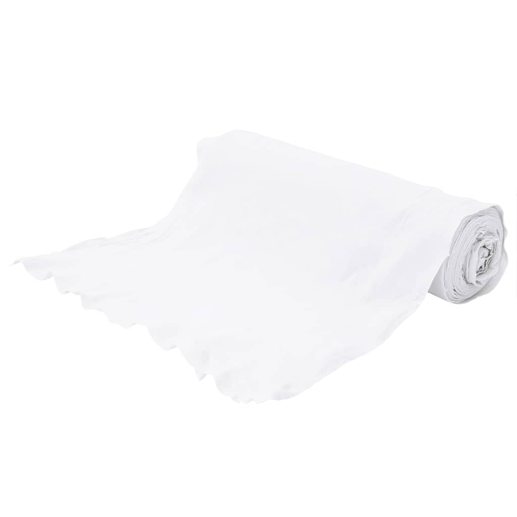 vidaXL Membrană geotextilă, alb, 1 x 50 m, fibră de poliester