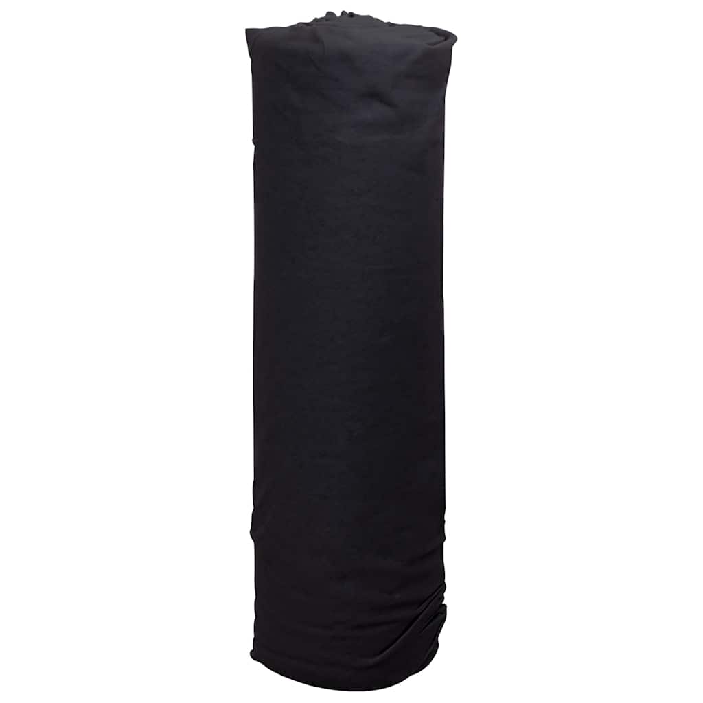 vidaXL Membrană geotextilă, negru, 1 x 10 m, fibră de poliester