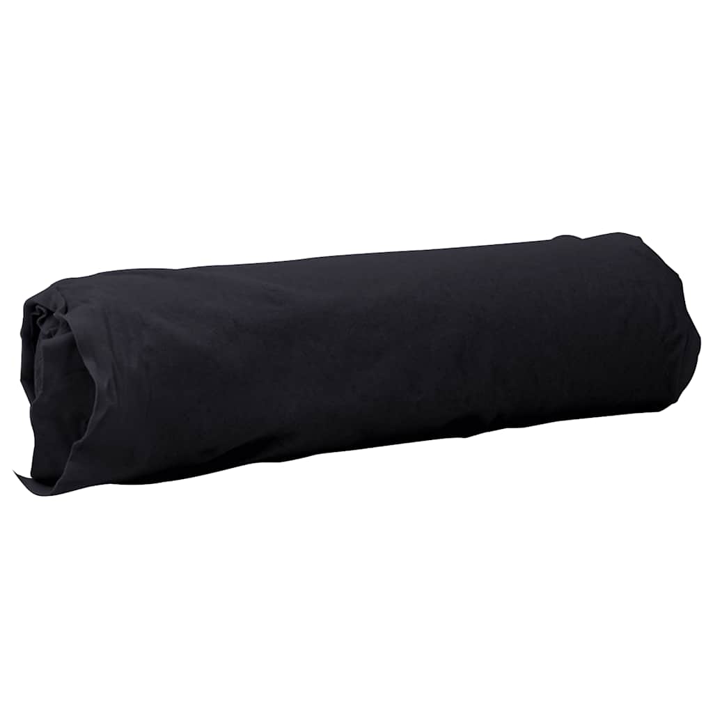vidaXL Membrană geotextilă, negru, 1 x 150 m, fibră de poliester