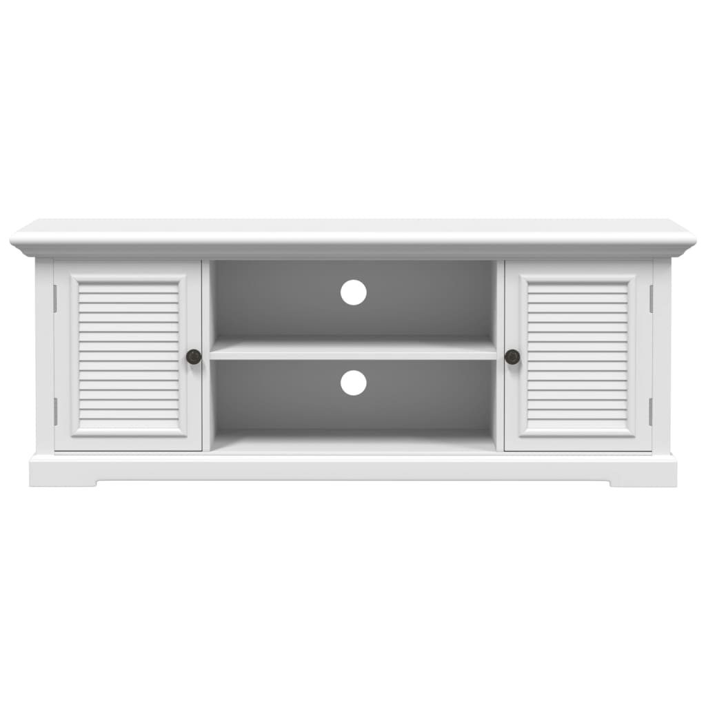 vidaXL Dulap TV, alb, 110x30x41 cm, lemn prelucrat vidaXL Dulap TV, alb, 110x30x41 cm, lemn prelucrat