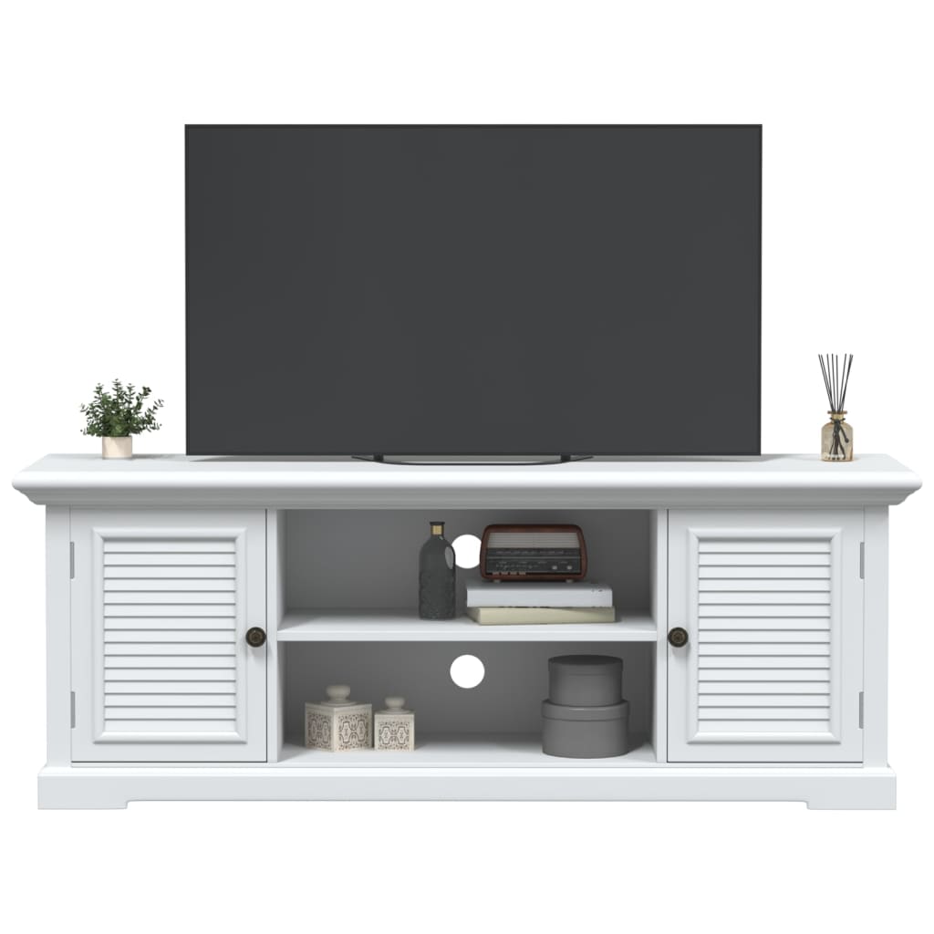 vidaXL Dulap TV, alb, 110x30x41 cm, lemn prelucrat vidaXL Dulap TV, alb, 110x30x41 cm, lemn prelucrat