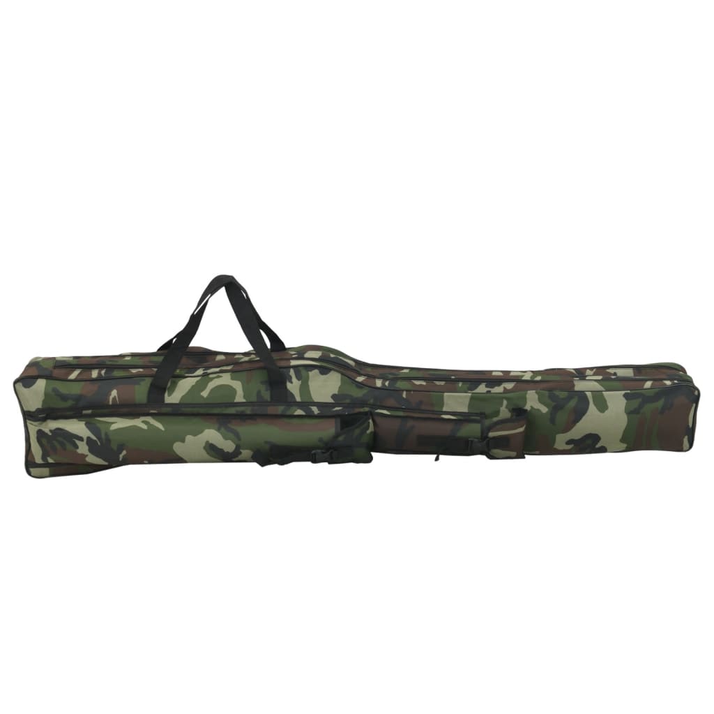 vidaXL Geantă pentru undiță, verde camuflaj, 160 cm, țesătură oxford vidaXL Geantă pentru undiță, verde camuflaj, 160 cm, țesătură oxford