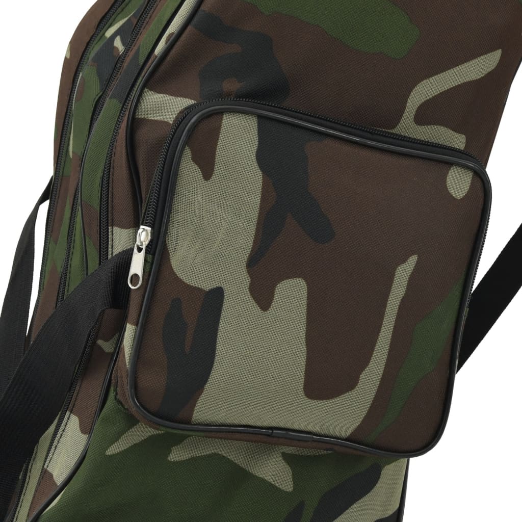 vidaXL Geantă pentru undiță, verde camuflaj, 160 cm, țesătură oxford vidaXL Geantă pentru undiță, verde camuflaj, 160 cm, țesătură oxford