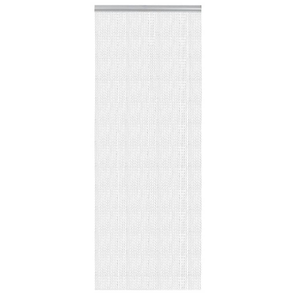 vidaXL Paravan de ușă cu lanț, 80x212 cm, aluminiu