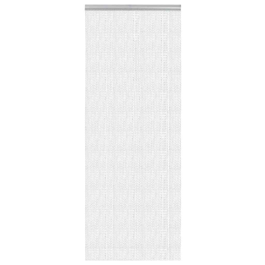vidaXL Paravan de ușă cu lanț, 80x221 cm, aluminiu