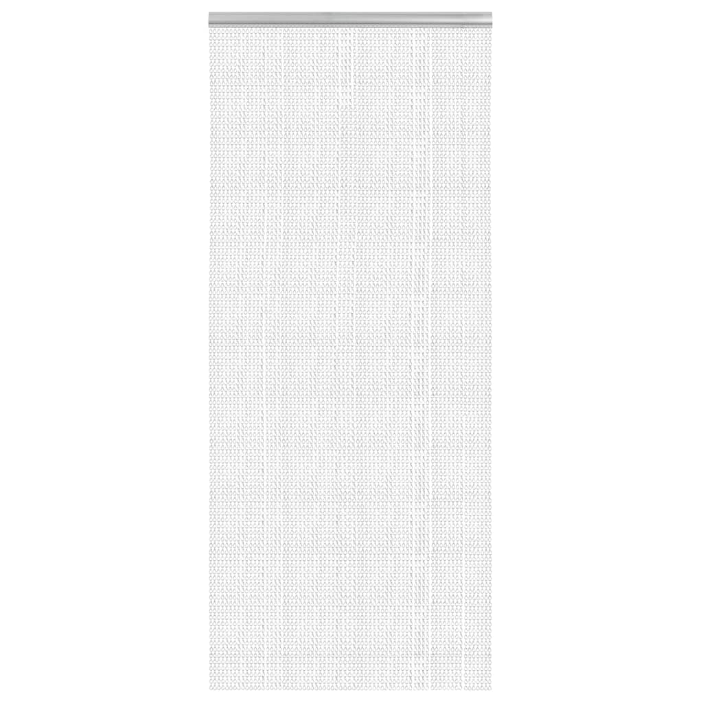 vidaXL Paravan de ușă cu lanț, 90x200 cm, aluminiu vidaXL Paravan de ușă cu lanț, 90x200 cm, aluminiu