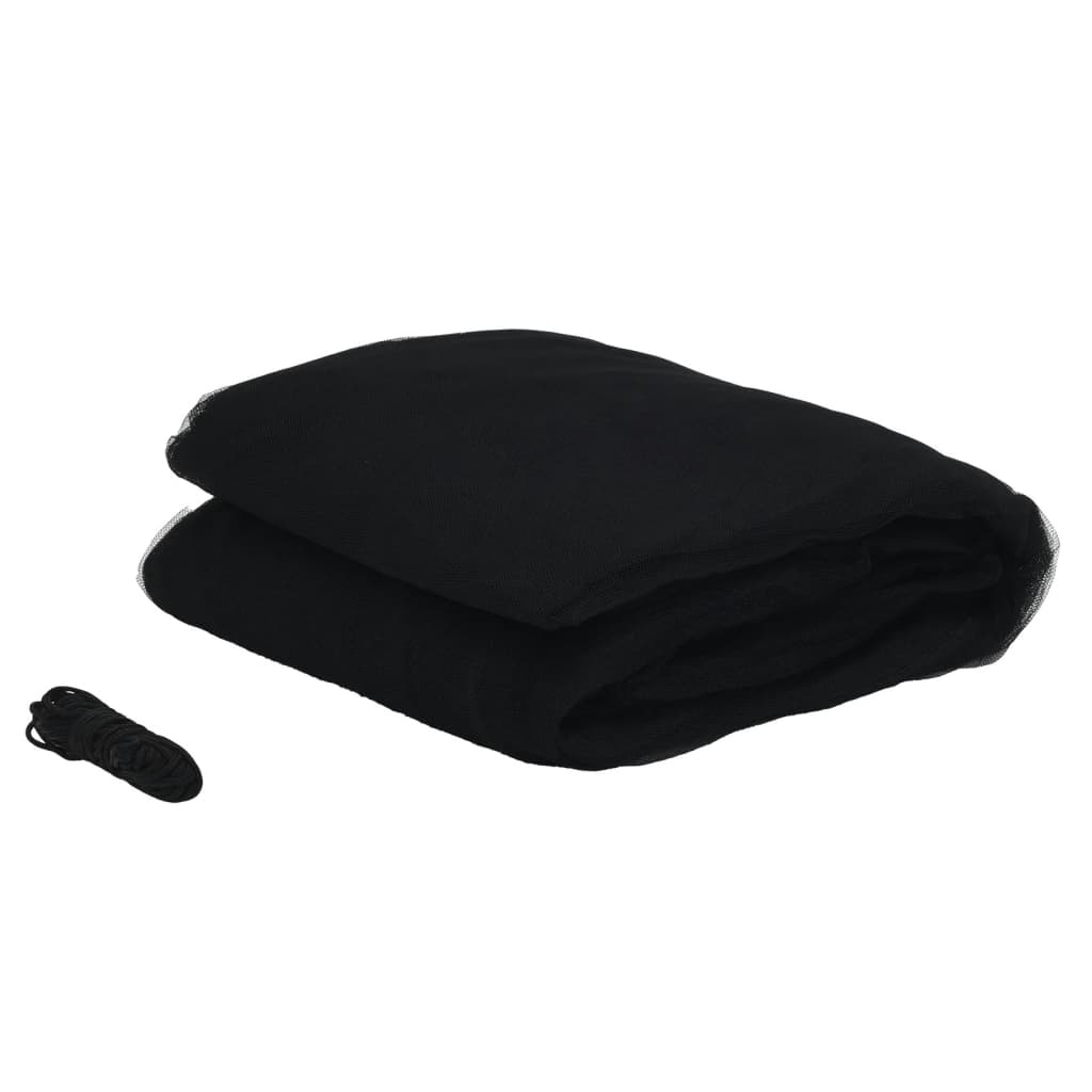 vidaXL Plasa de tantari pentru umbrela 220 ochiuri negru Φ300x230 cm vidaXL Plasa de tantari pentru umbrela 220 ochiuri negru Φ300x230 cm