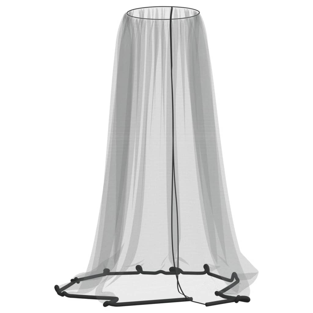 vidaXL Plasa de tantari pentru umbrela 220 ochiuri negru Φ330x250 cm vidaXL Plasa de tantari pentru umbrela 220 ochiuri negru Φ330x250 cm