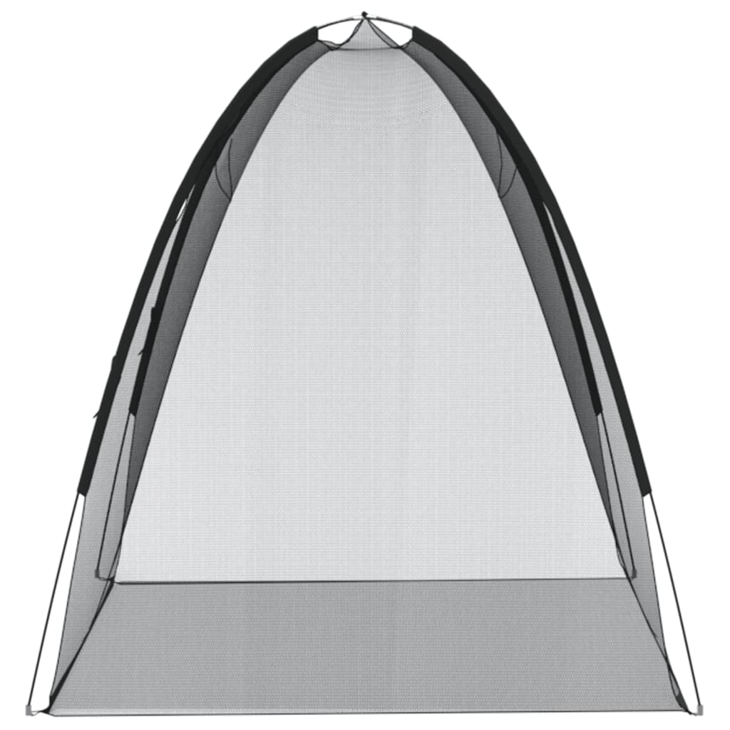 vidaXL Plasa țânțari Mongolia cu uși, 220 ochiuri negru 200x120x130 cm vidaXL Plasa țânțari Mongolia cu uși, 220 ochiuri negru 200x120x130 cm