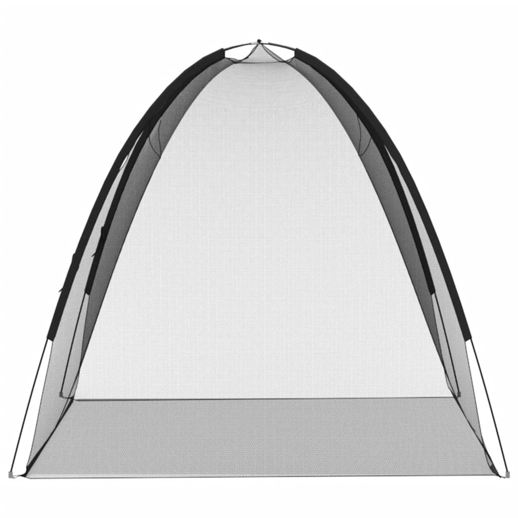 vidaXL Plasa țânțari Mongolia cu uși, 220 ochiuri negru 200x150x140 cm vidaXL Plasa țânțari Mongolia cu uși, 220 ochiuri negru 200x150x140 cm
